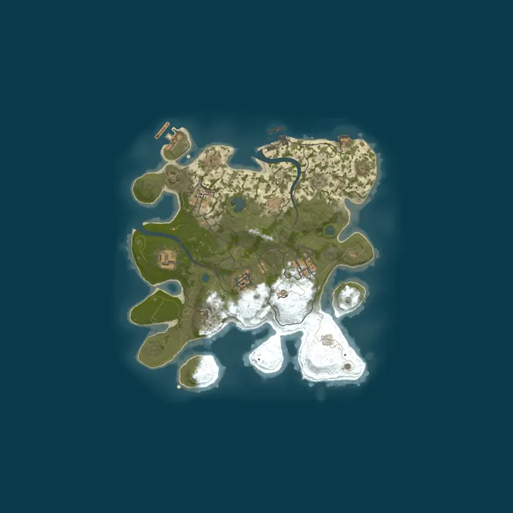 Map of A Rust Server