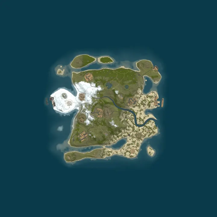Map of TLFrontier | Solo Duo Trio | x2
