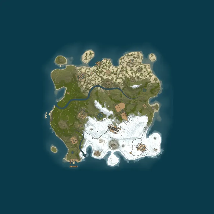Map of Kintierx Solo/Duo Server