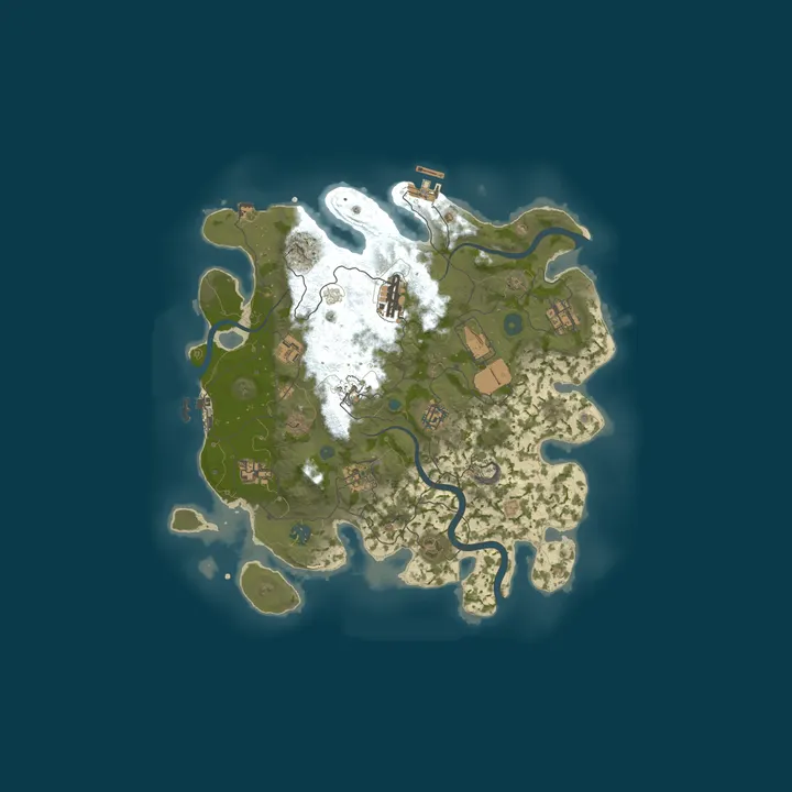 Map of RAVENBORNRUST | 5X | INSTA CRAFT | WEEKEND RAIDS