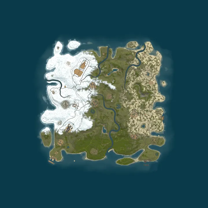 Map of Rustafied.com - Test Server