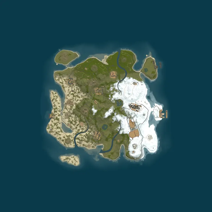 Map of EU| MTB rust x2 | Vanilla+ | FPS+ - wiped 19.10