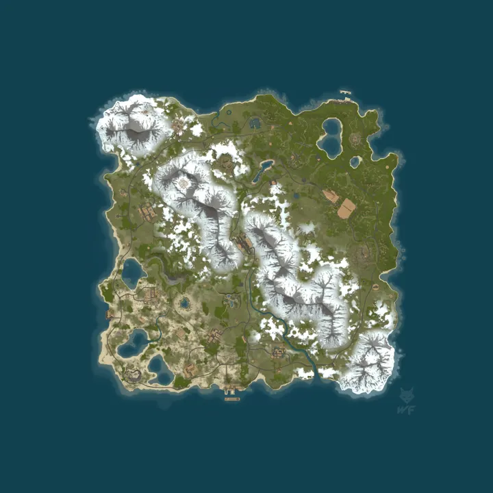 Map of My Rust Server