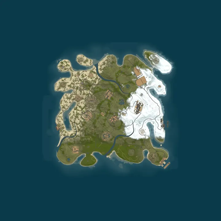 Map of Rusty D | Raids 7-10 pm  | SOLO | DUO