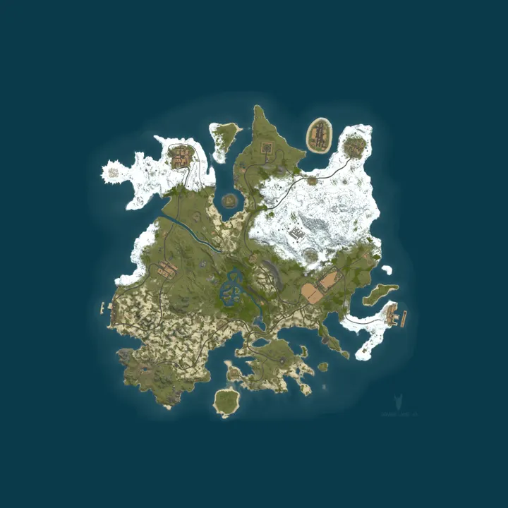 Map of Zombie Land - TEST 1