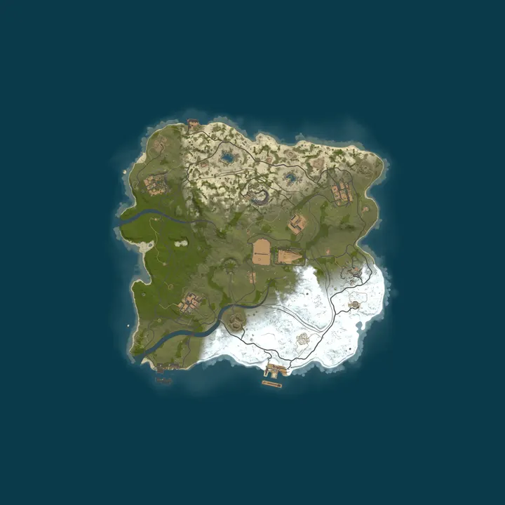 Map of [LATAM] TIERRA DE NADIE 2X | SOLO/DUO | WIPE JUEVES | PVP