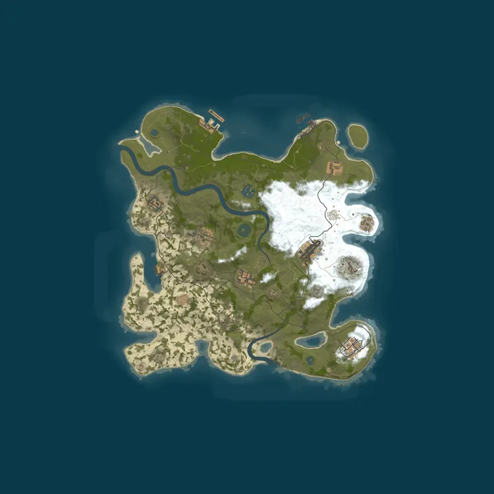 Map of SOLO/DUO/NO CLAN Vanilla 1x
