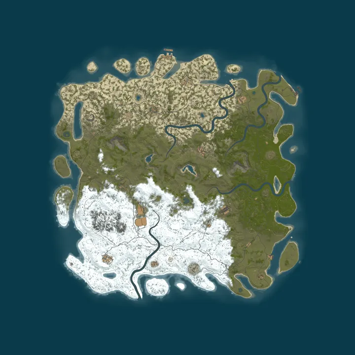Map of SAE Rust | PVE | Deutsch / German
