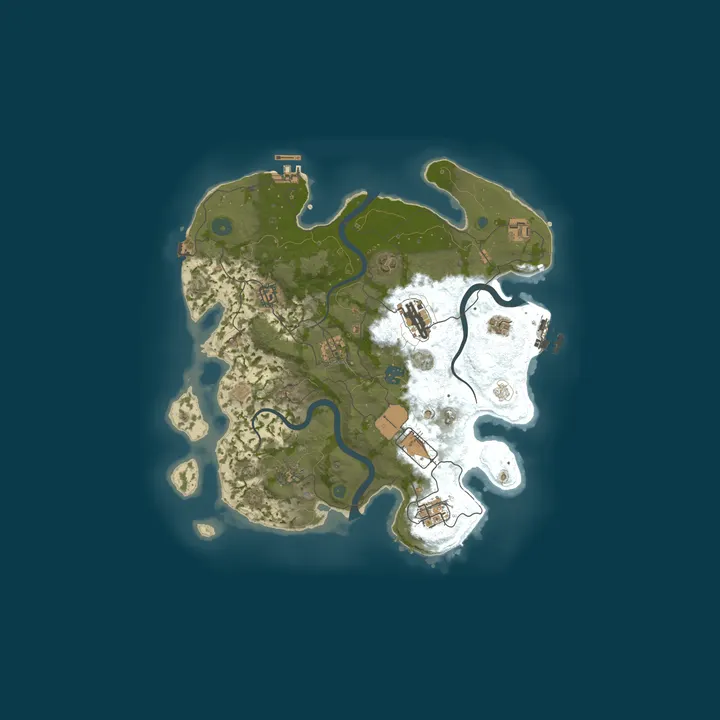 Map of The Rust Files  | Vanilla + | Solo/Duo/Trio/Quads