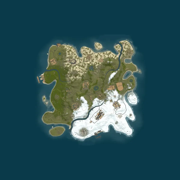 Map of [EU] Rust-France - 2x vanilla | Solo ONLY | FULLWIPED 27/10 27.