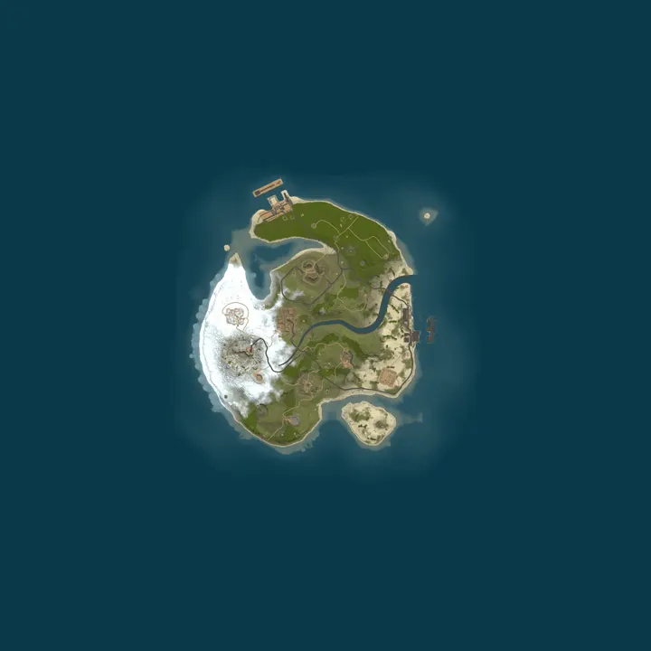 Map of Standard Deviation- PvE, No Decay, survival variable.
