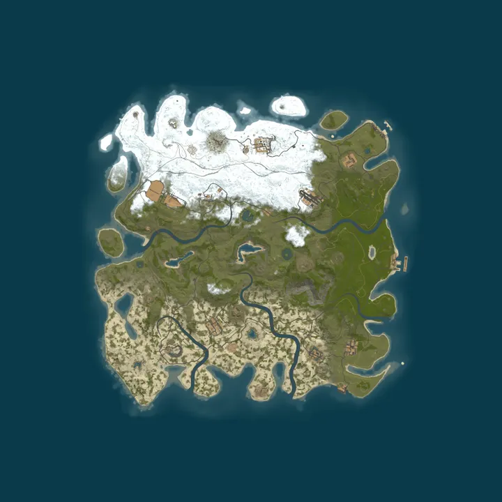 Map of Pine Hosting - Rust Server