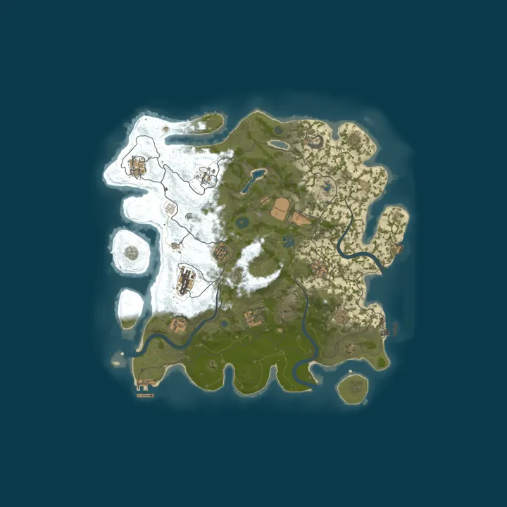 Map of CREED PVE | 1000000X | NO BP | KITS | SHOP | THURSDAYS