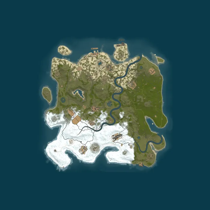 Map of TOXIC PARADISE | SURVIVE THE CHAOS
