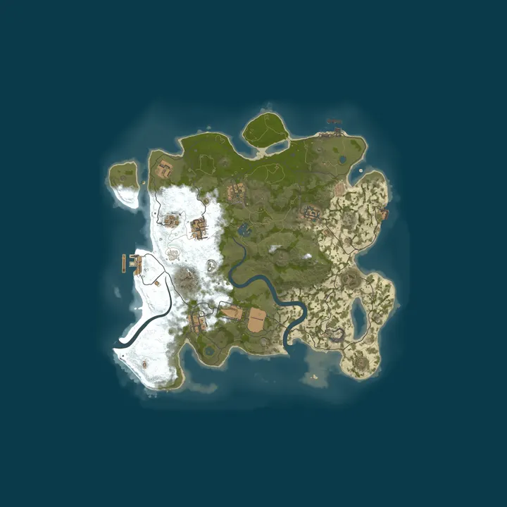 Map of EU | Hostland | Vanilla Solo&Duo | Noob Friendly | Monthly