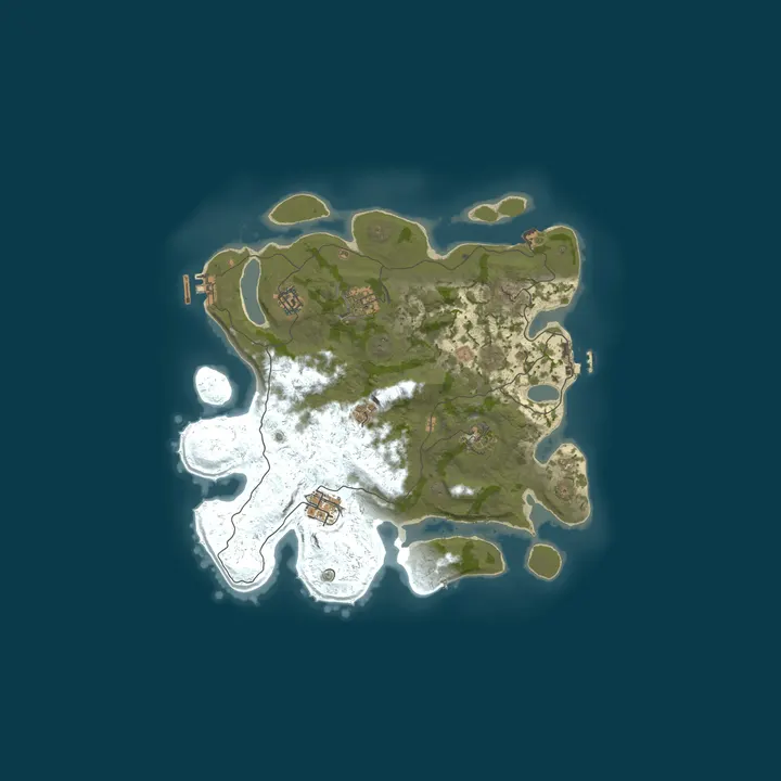 Map of Gibberish Rust X MILLION 1000000000000X CLANS|TELE|SHOP|NoFUEL|