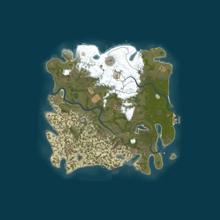 Map of DeepSeaRusWorld